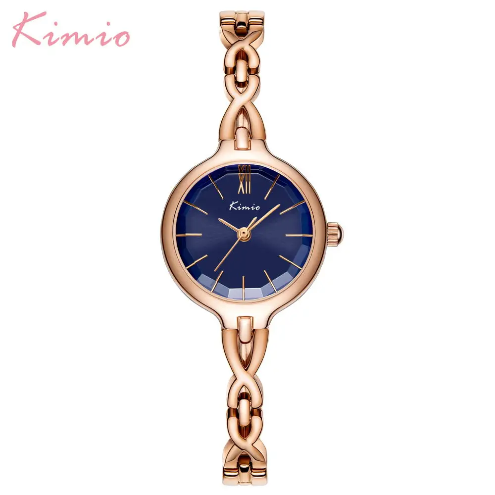 

Kimio Brand Women Dress Watch Royal Blue Stainless Steel Fashion Ladies Wristwatch Quartz Clock Female Luxury Watches