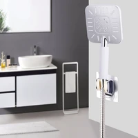 super value white big squrae 5 jetting functions high pressure rainfall bathroom portable handheld shower head