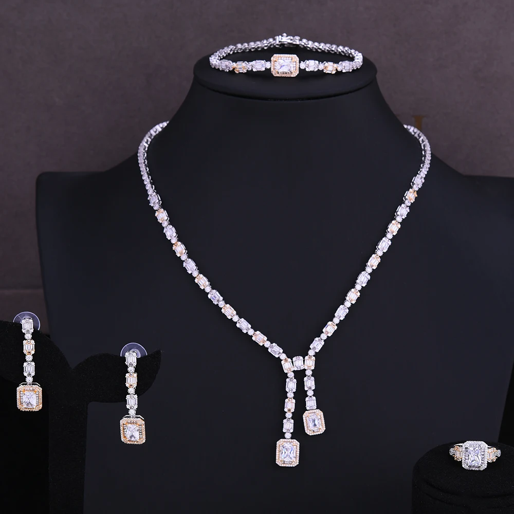 GODKI Новая роскошная женская свадебная подвеска с кисточкой кубическая