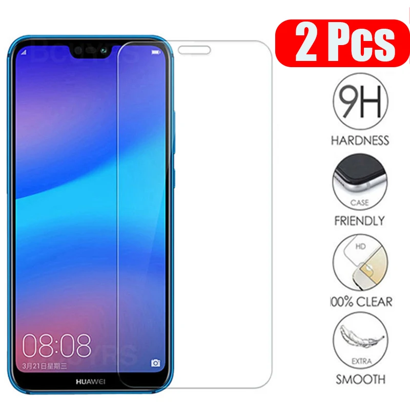 Закаленное стекло 9H HD для Huawei P20 P30 P40 Lite Защитное экрана Pro Honor 9 10 8X 9X|Защитные стёкла и плёнки телефонов| |