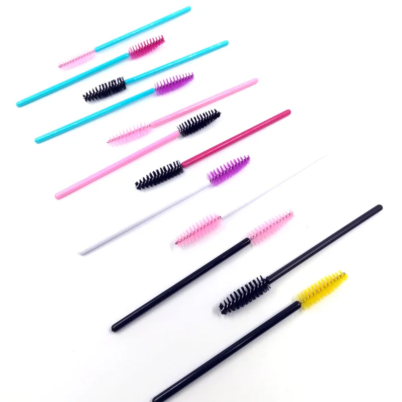 50 шт. косметические ресницы с бриллиантами кисти Кристальные щеточки тушью для