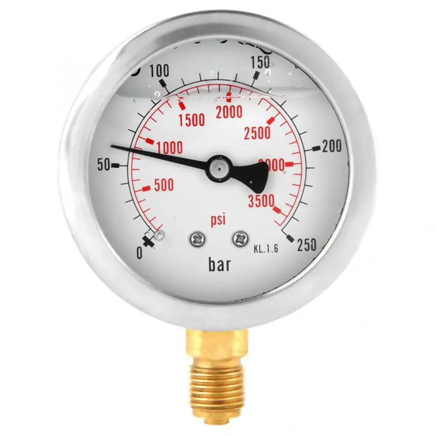 Цифровой Манометр 0 250 бар 3750psi G1/4 63 мм гидравлический манометр|Манометры| |