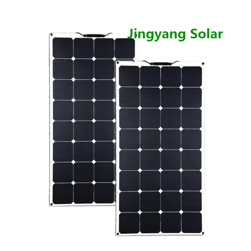 200 Вт солнечная панель sunpower равная 2шт 100 тонкая пленка гибкая для лодки 12 В
