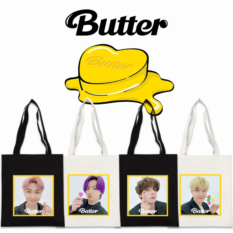 

Сумка-тоут Jung Kook RM Jin Suga J-hope Jimin V Bangtan Boys, сумка для сливочного масла, новая сумка для сливочного масла, сумка-тоут Kpop