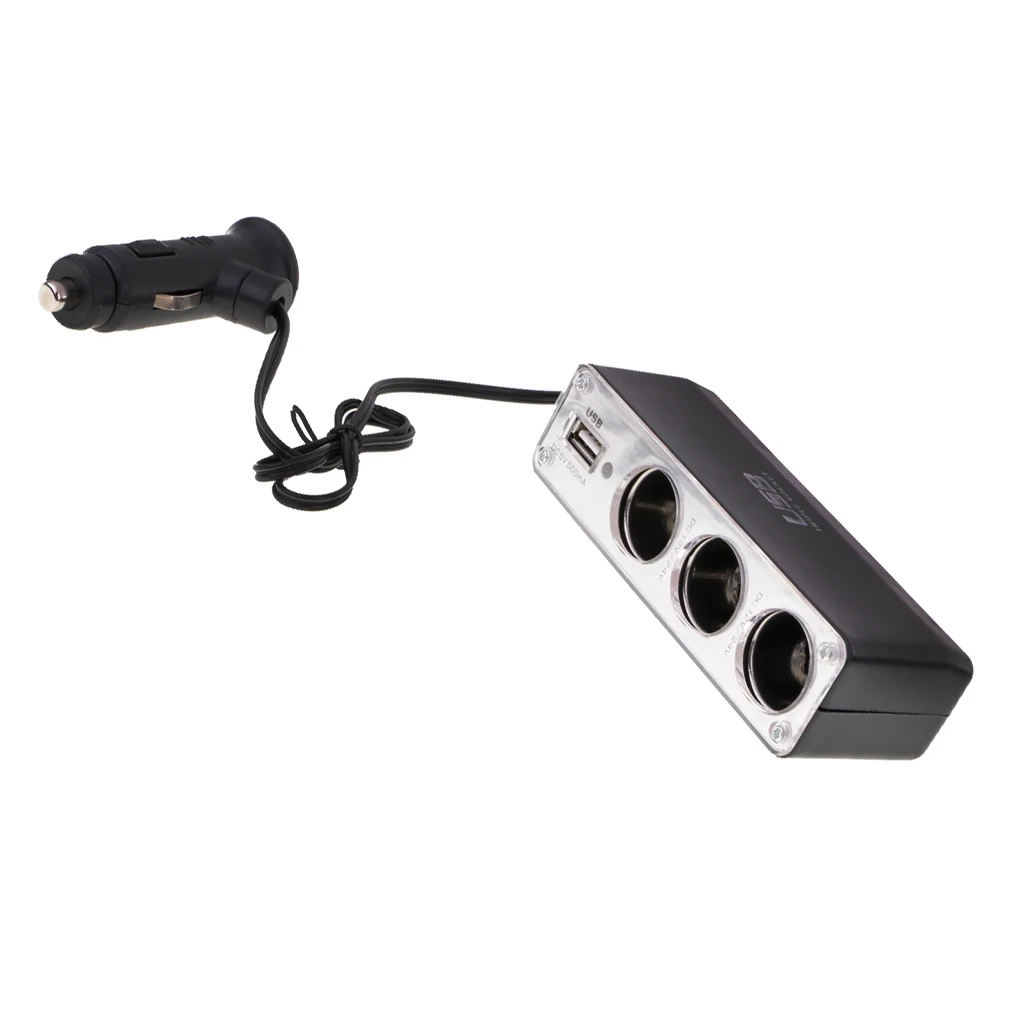 

DC 12V USB порт разъем автомобильного прикуривателя Разветвитель адаптер зарядное устройство