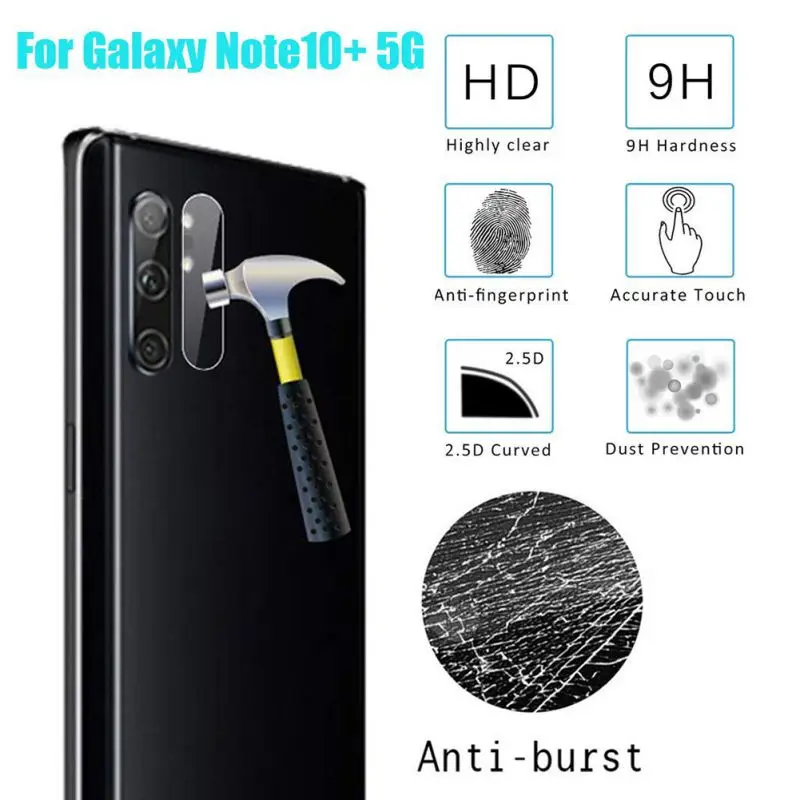 Смартфон задняя камера Объектив Закаленное стекло ультра ясный протектор для