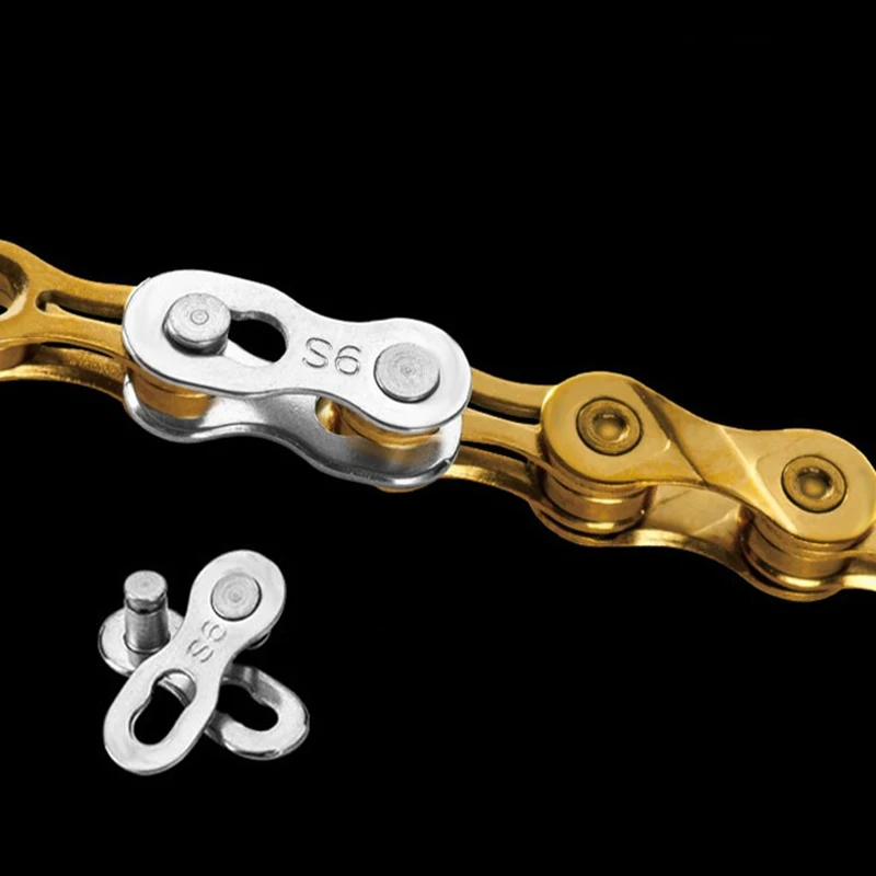 3 Pair Bicycle Chain Connector Quick Link Joints Magic Buttons Metal 6/7/8/9/10/11/12 Speed Outdoor Cycling MTB Bike Part