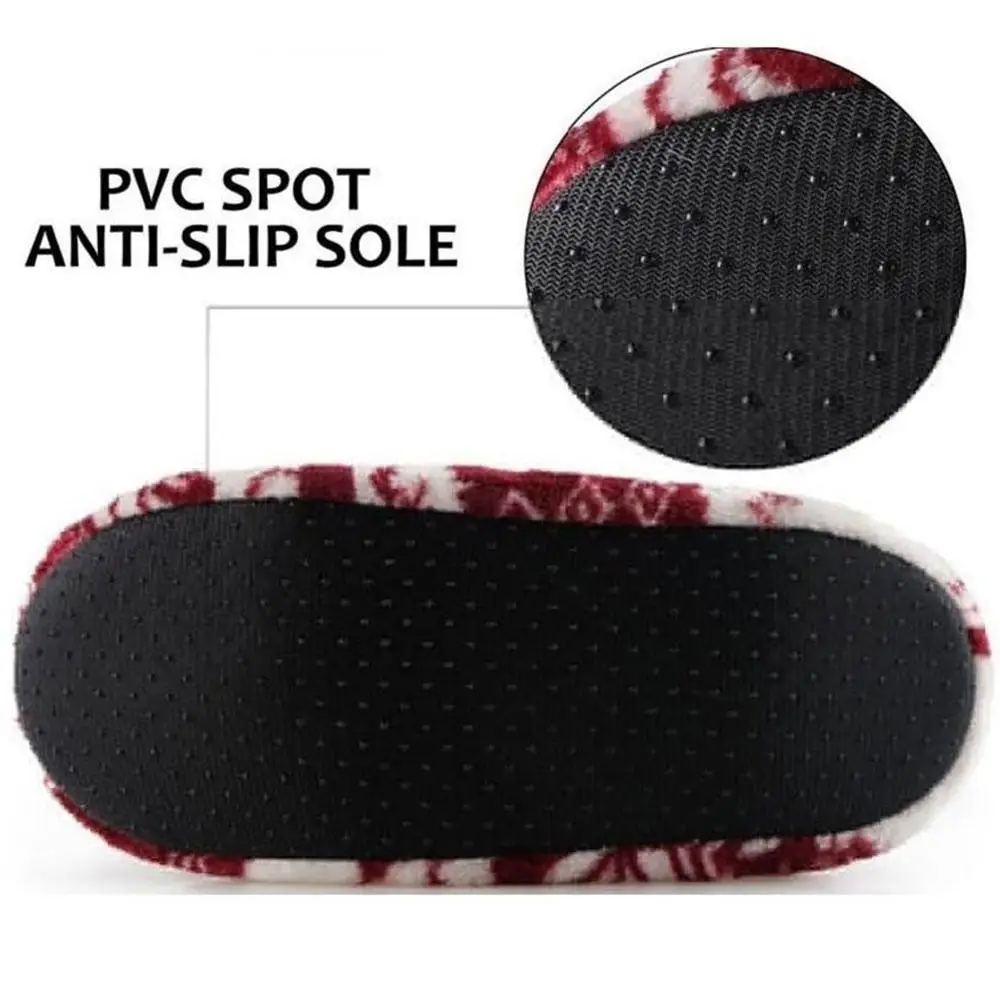 Зимняя обувь для пола женские тапочки Рождественская теплая стелька носки