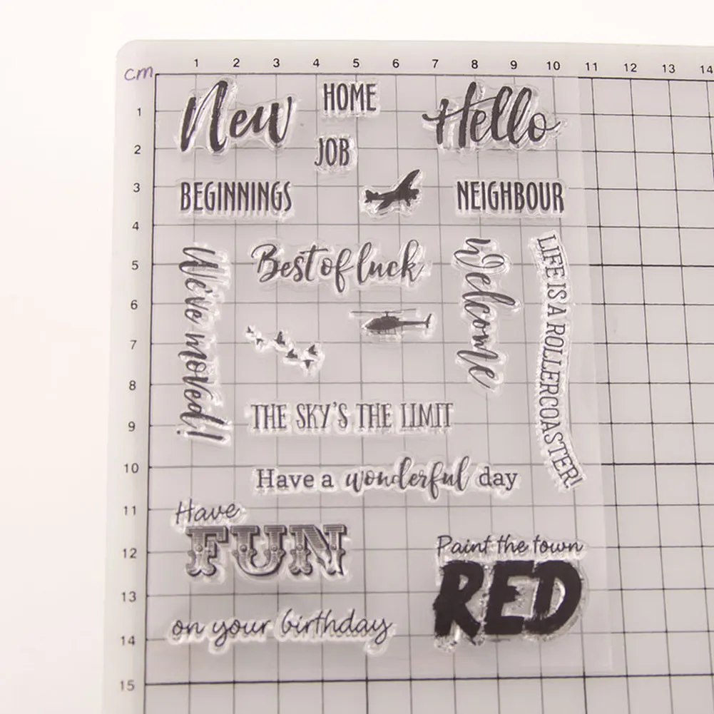 Резиновые/силиконовые штампы для скрапбукинга фотоальбомов карточек|Штампики| |