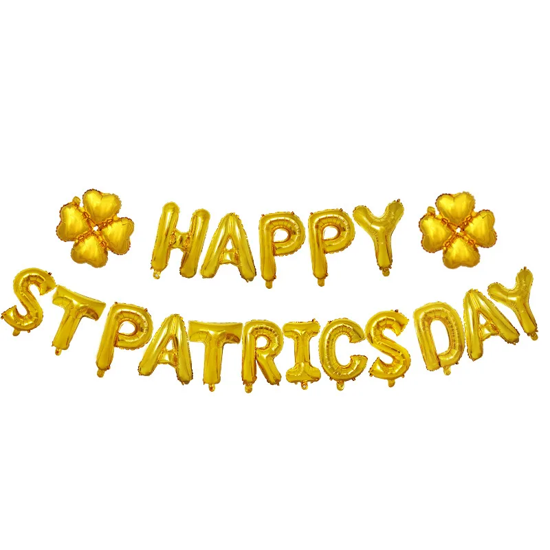 Счастливый День рождения шарики Свадебные украшения 16 дюймов Алфавит Фольга