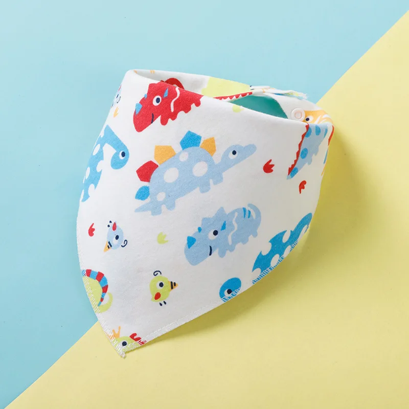 1Pc beb&eacute; baberos Bandana babero triangular ropa de dibujos animados Saliva toalla alimentaci&oacute;n de beb&eacute; Baberos suave y absorbente ni&ntilde;os Baberos de ni&ntilde;a regalo de la Ducha del beb&eacute;-4
