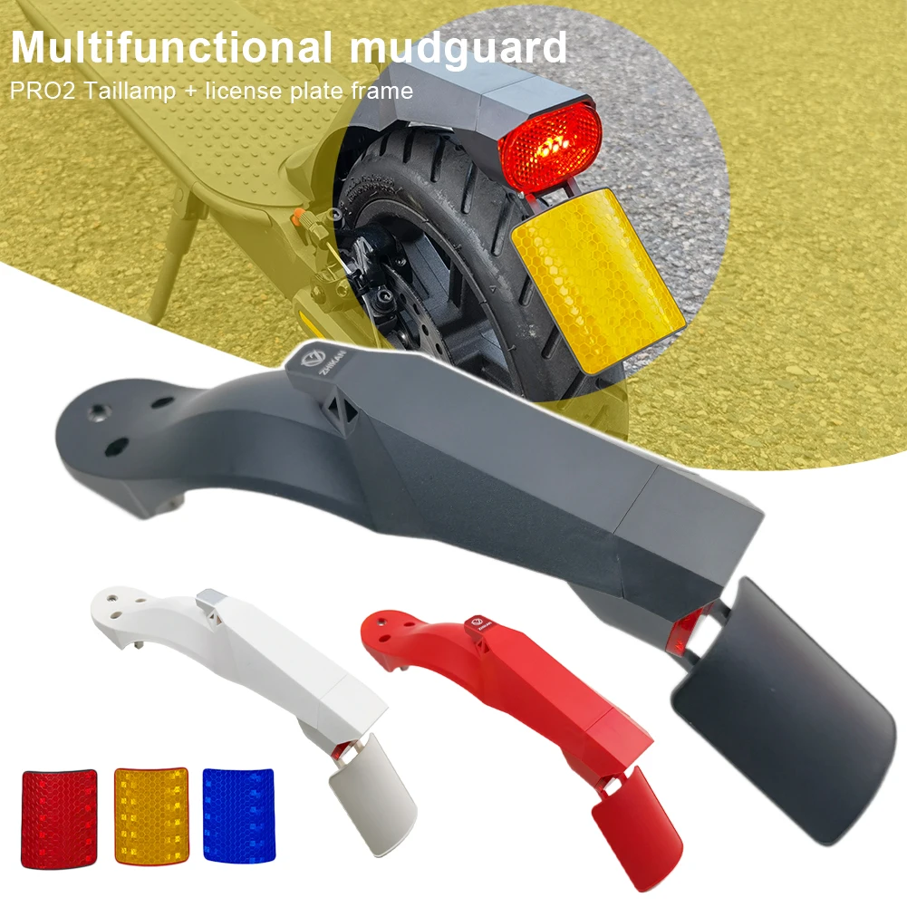 

New Electric Scooter Fenders Rear Mudguard Kit Tire Mud Guard With License Fender For Xiaomi M365/Pro Electric Scooter Tail