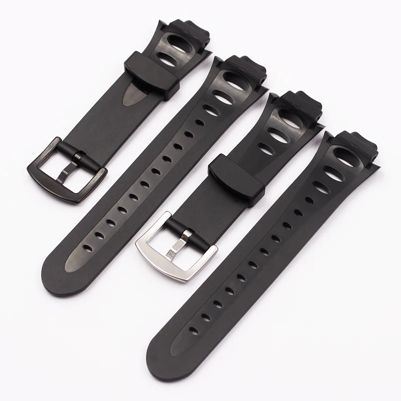 Watch Accessories  For SUUNTO Observer Observer X6HRM G6 Men's and Women's Silicone Rubber Strap 16mm pin buckle