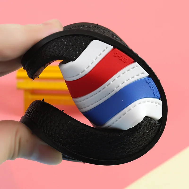 Шлепанцы для мальчиков и девочек летние сандалии в полоску пляжная обувь