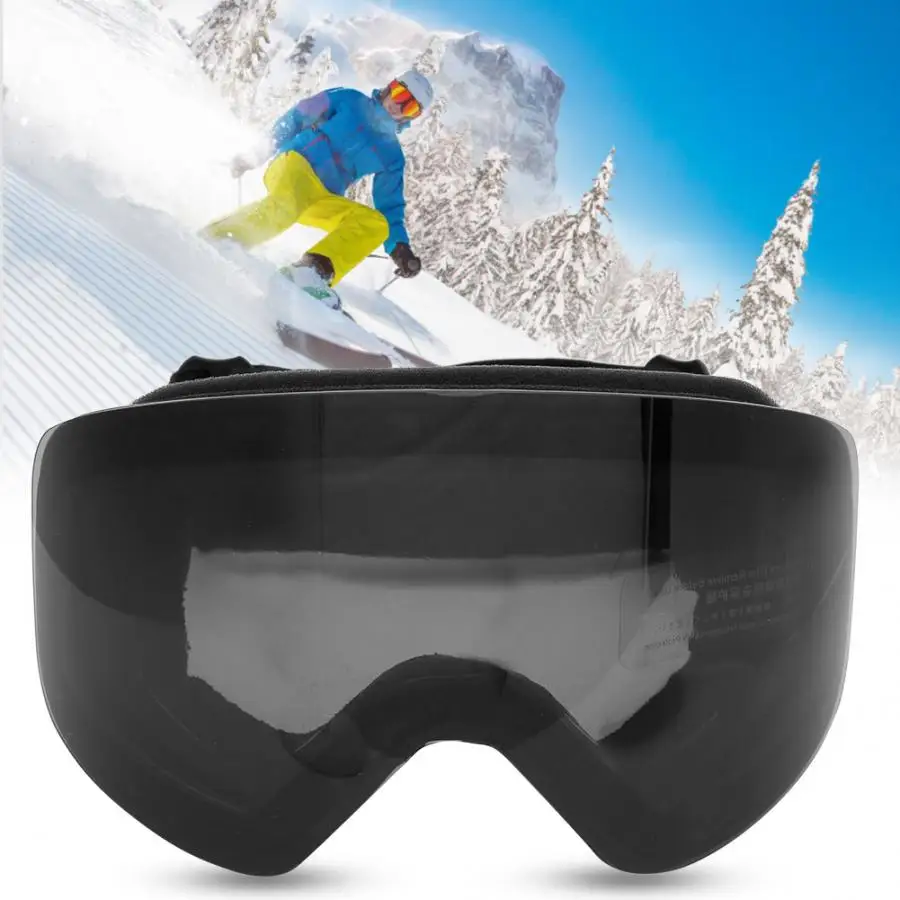 Лыжные очки унисекс для катания на лыжах и сноуборде с защитой от УФ лучей маска