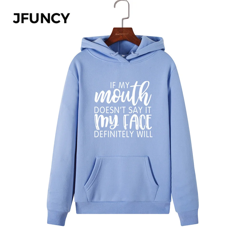 

JFUNCY женские толстовки с длинным рукавом, Женская толстовка с капюшоном, осень 2020, Женский Повседневный пуловер, новая спортивная одежда с бу...