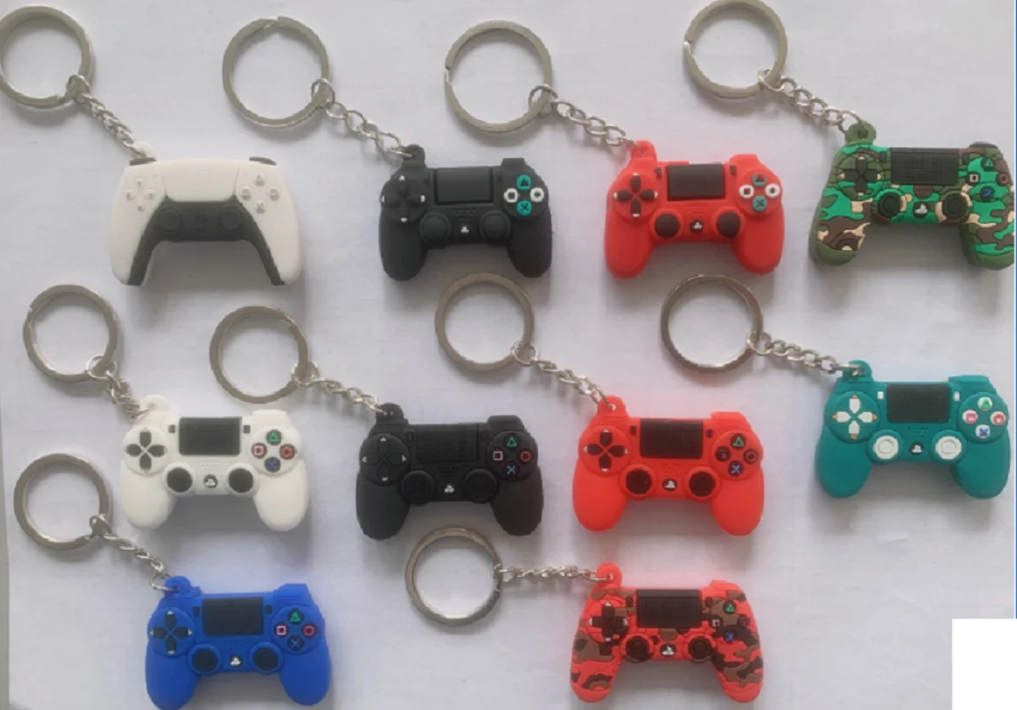 Брелок для игрового контроллера из ПВХ с героями мультфильмов милый геймпад