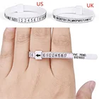 Высококачественное кольцо Sizer UKUS официальный измеритель пальца для мужчин и женщин s размеры A-Z ювелирных изделий измеритель новое поступление