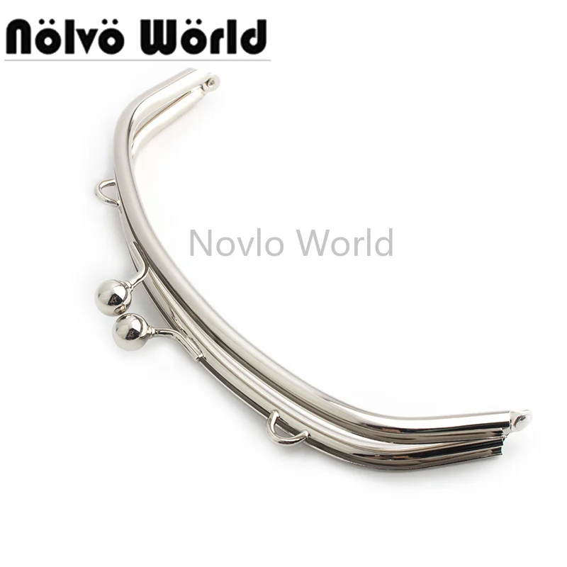 Nolvo World 4-10 pieces 21*7.5cm Aluminum Handle Silver handles for bags purse handles