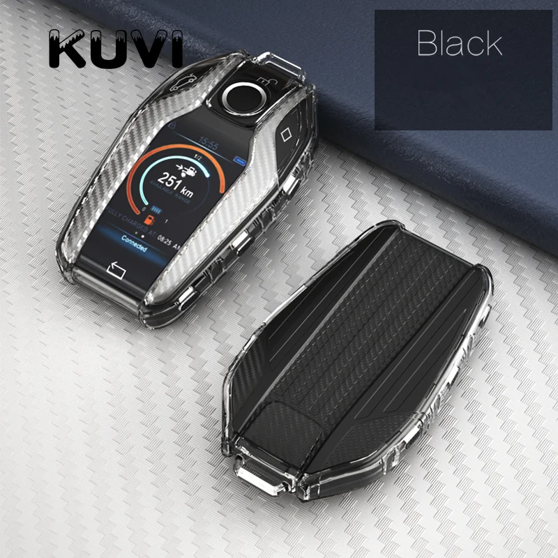 Чехол для ключей из ТПУ карбоновый чехол BMW 5 7 серии G11 G12 G30 G31 G32 i8 I12 I15 G01 X3 G02 X4 G05 X5 G07