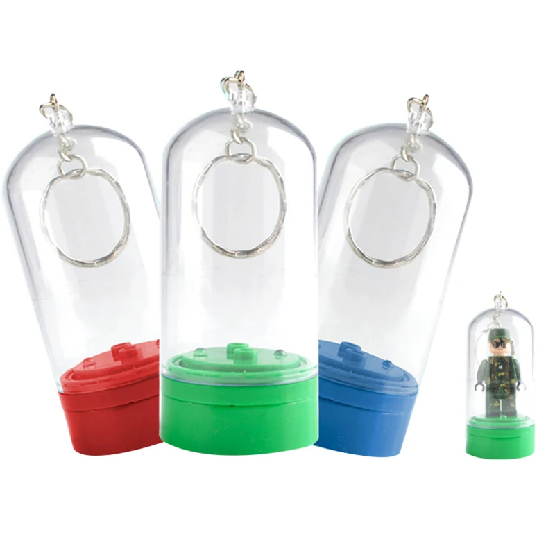 Одиночная коробка дисплея цифр с кольцом для ключей DIY костюмированные