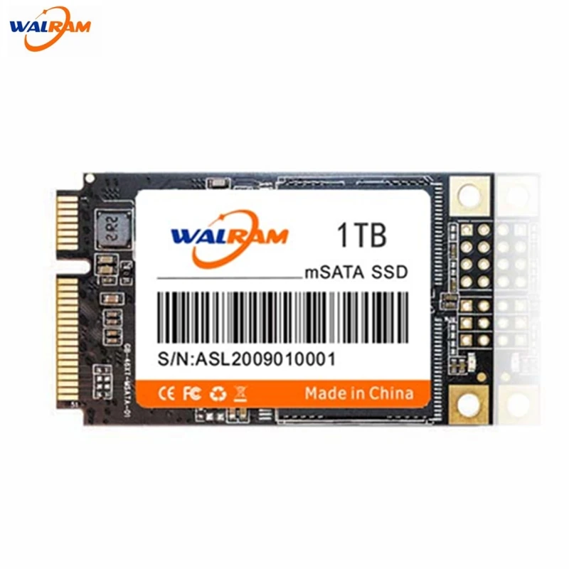 Жесткий диск Walram mSATA SSD твердотельный SATA III 64 ГБ 120 128 240 256 500 512 ТБ ssd жесткий для