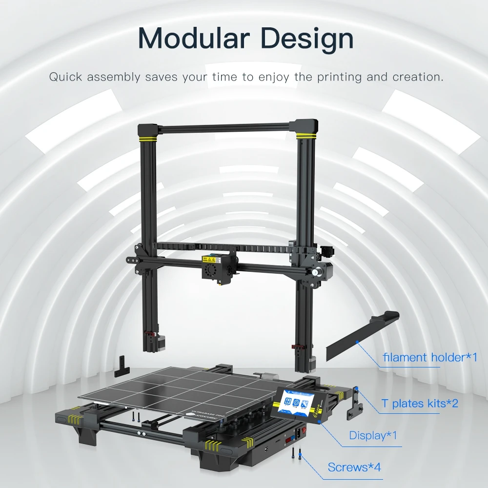 ANYCUBIC 3d принтер набор Chiron печать новейший плюс размер FDM Высокоточный гаджет