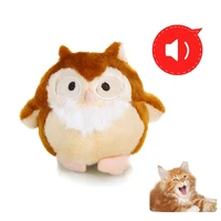 legendog cute plush dog chew toy pp cotton owl shape cat toy interactive pet toy bite resistant puppy toy dog squeaky toy