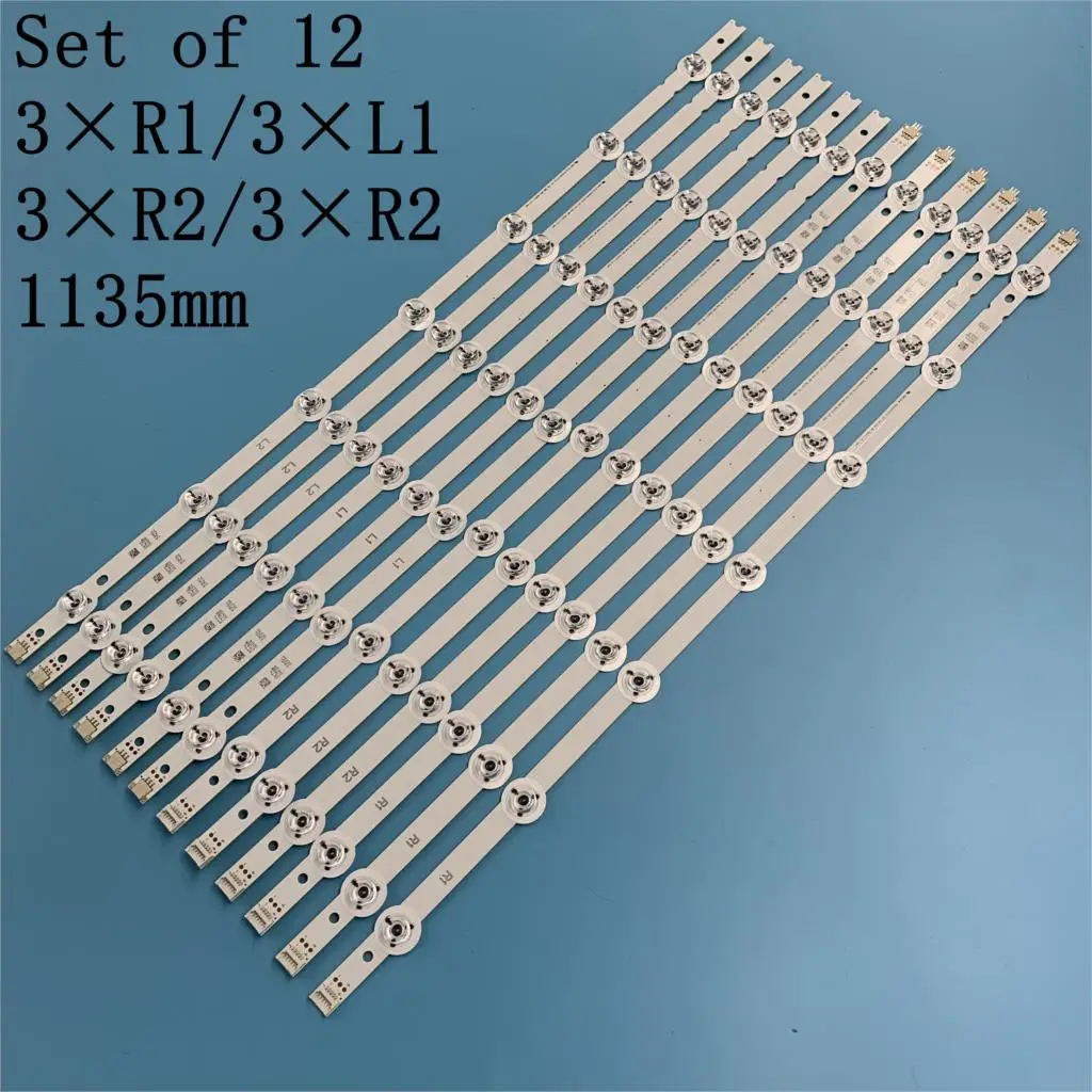 

12pcs LED Strip for LG 55'' 55LB671V 55LB673V 55LB675V 55LB677V 55LB679V 55LB690V 55LB700V 55LB720V 55LB730V 55LB7200 55LB670V