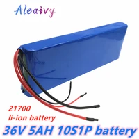2020 new 36v battery 10s1p 5ah 42v 5000mah 21700 lithium ion battery pack ebike electric car bicycle scooter 20a bms 500w