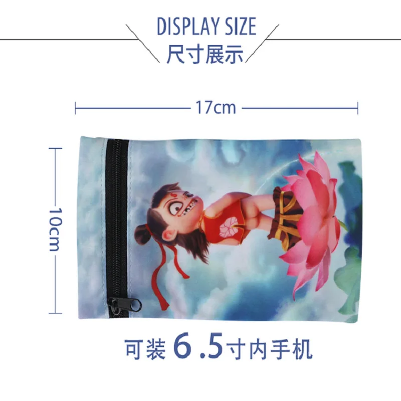 

Ne zha unisex outdoor sports mobile phone bag wristband running arm sets cartoon cute wrist fitness breathable wrist support