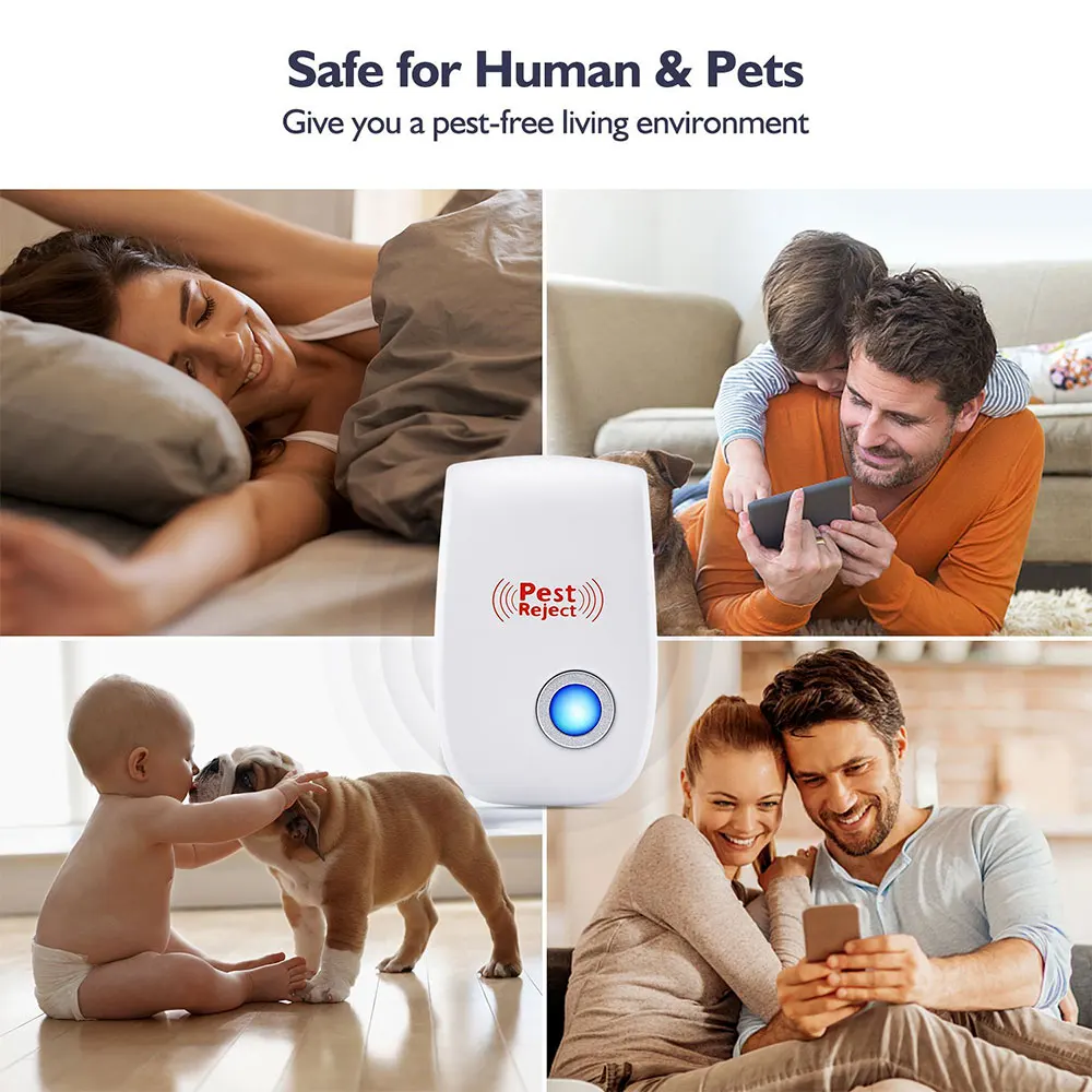 Ультразвуковой электронный отпугиватель вредителей Многофункциональный