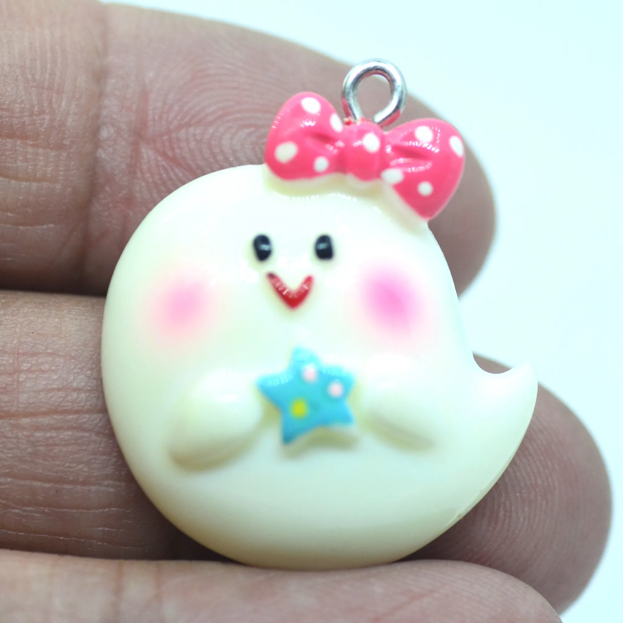 10 шт. белый призрак с бантами украшения для вечеринки на Хэллоуин кавайные из