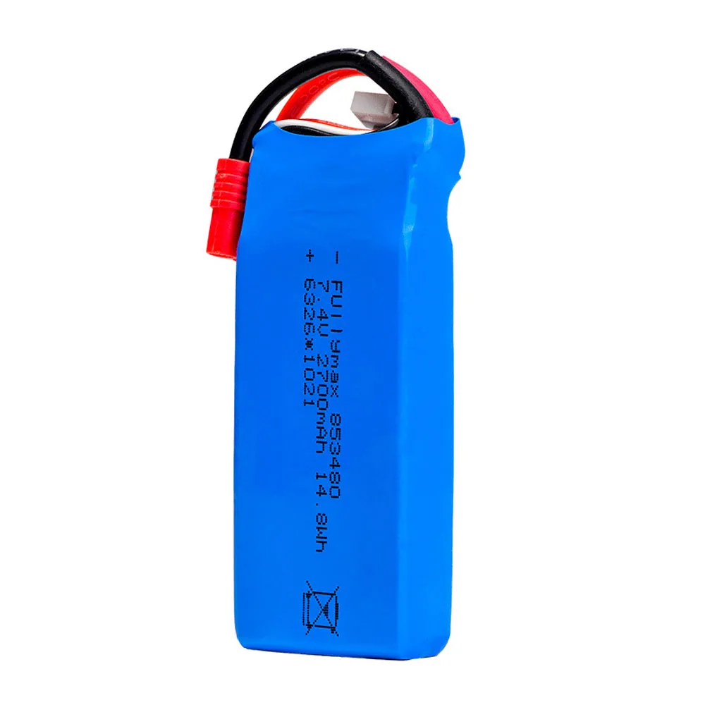 Lipo Battery 2S 7 4 v 2700mAh с USB зарядным устройством для Syma X8C X8W X8G X8 RC дроны Quadcopter запасные