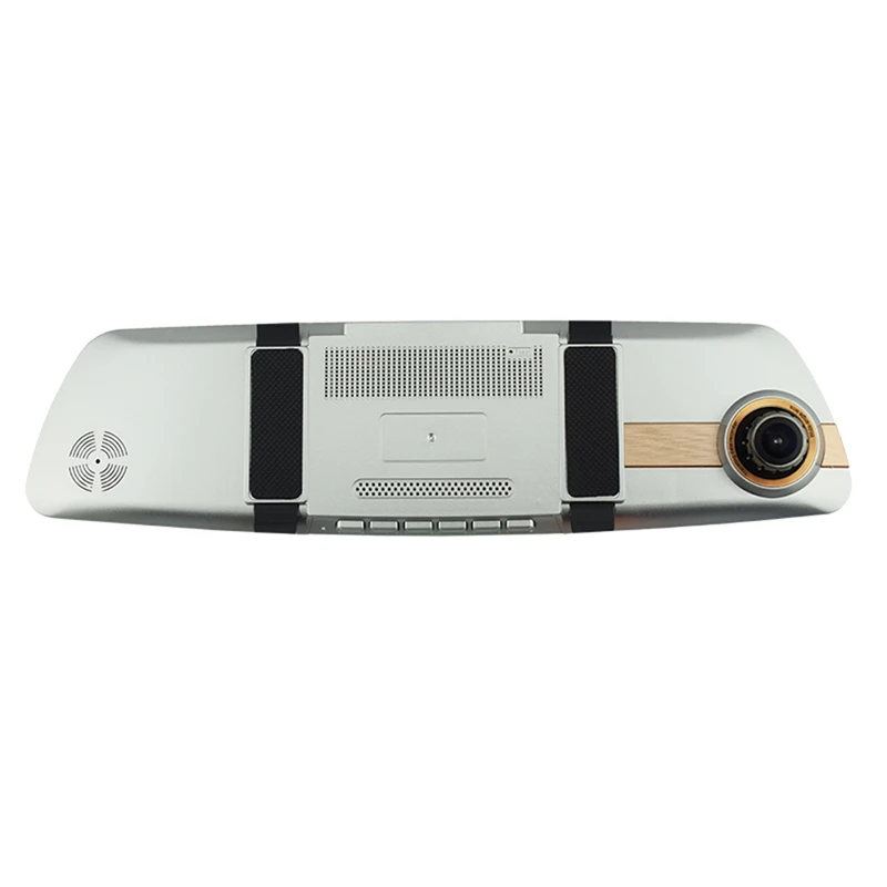 7 дюймов Экран Автомобильный видеорегистратор Двойной объектив заднего вида Hd