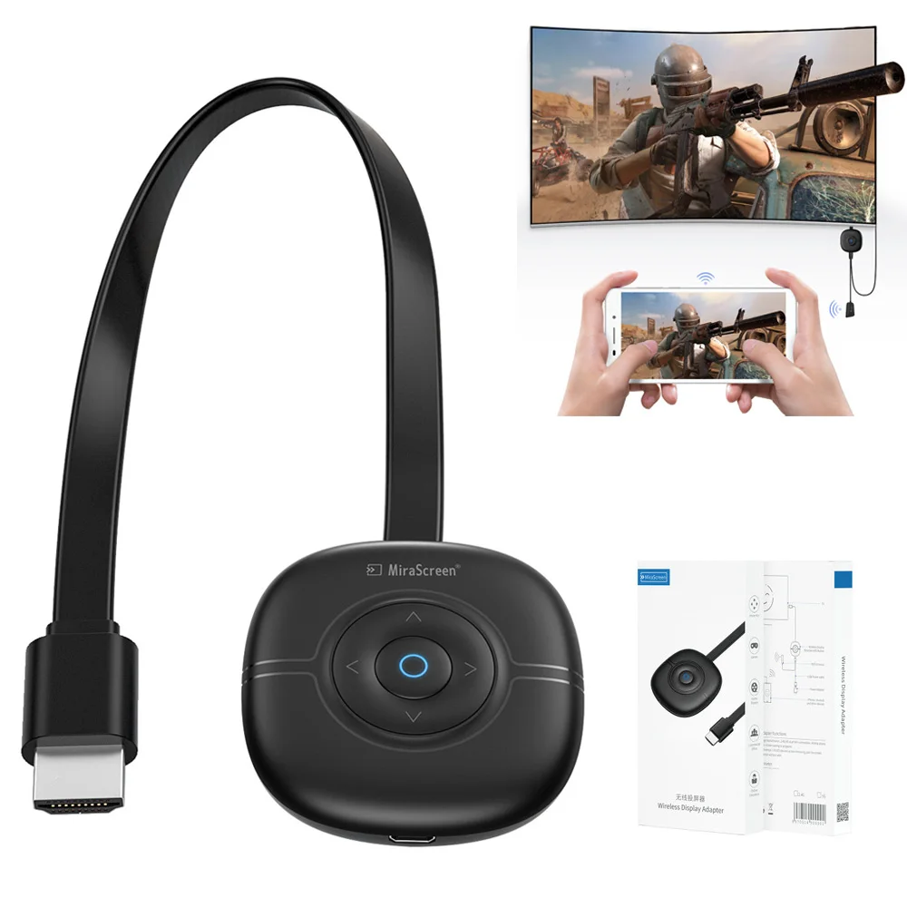 

Wireless mirascreen 5G 4K WIFI TV Stick display receiver Same Screen Screen Sharing anycast long line design for YouTube TV