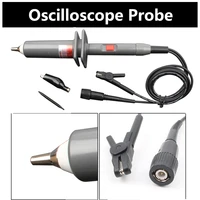 high voltage oscilloscope probe kit set 20kv 10kv 5kv nanovna 10mhz 10001 for crocodile clips multimeter probes 1 5m cable