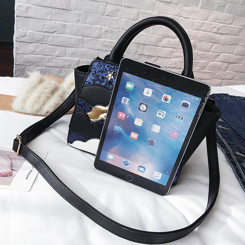 Маленькая дизайнерская кросс боди сумка с рисунком звезд для женщин новинка 2020