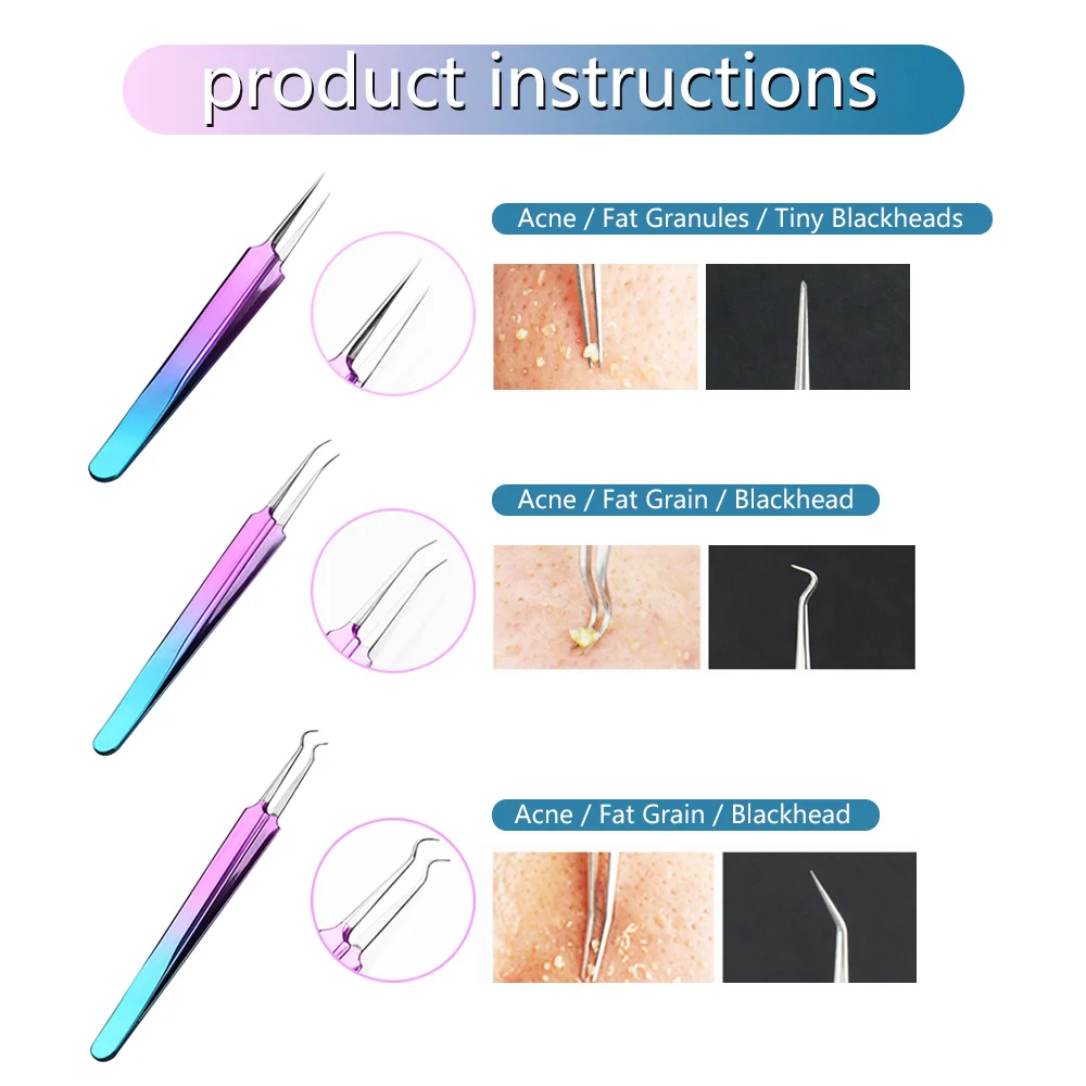 1 шт. пинцет для наращивания ресниц с изогнутой иглой| |