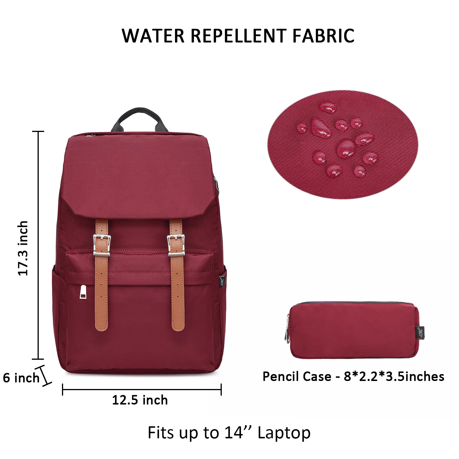 Рюкзак для женщин и мужчин сумка ноутбука черный