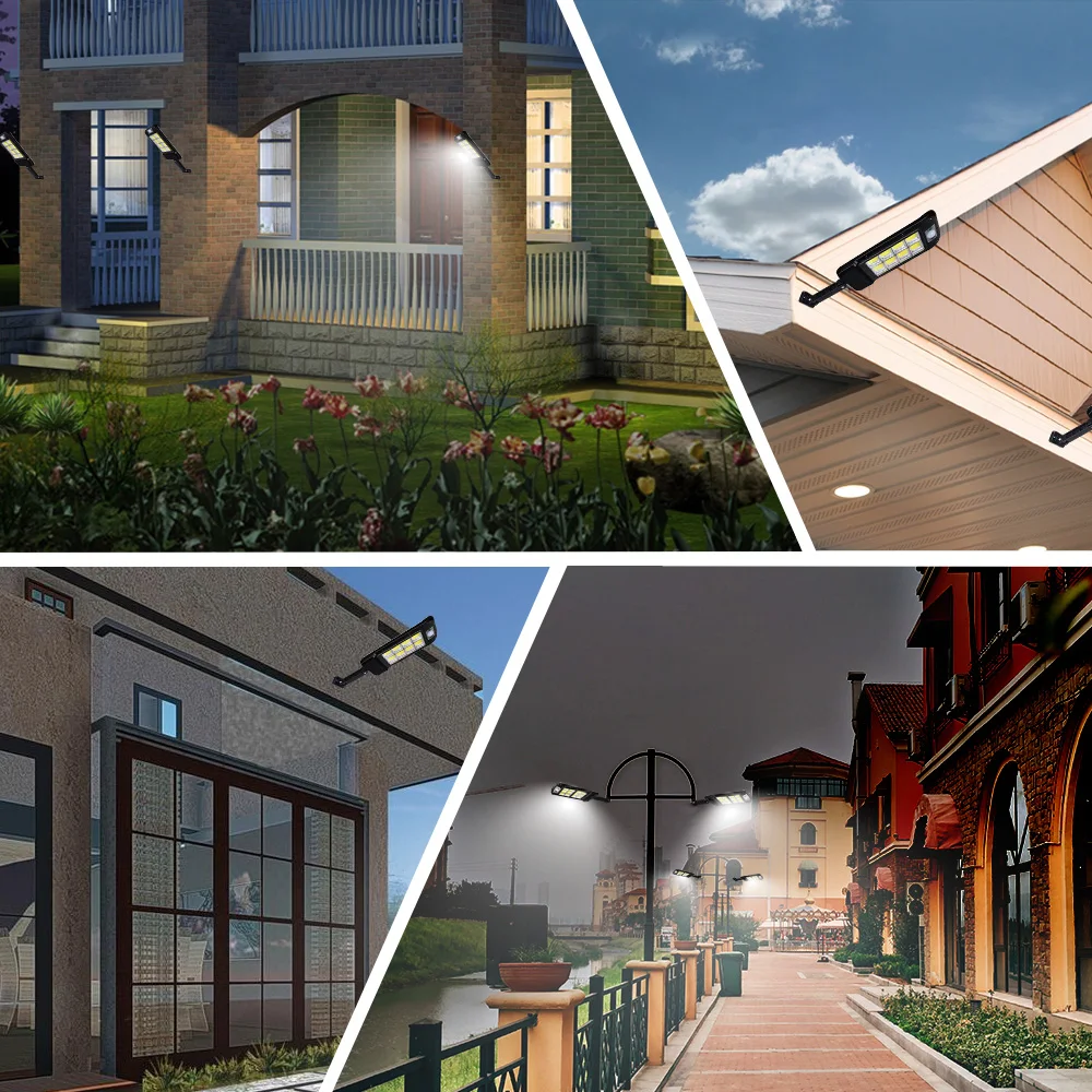 

Solar Lamps Powerful Remote Control COB Solar Light Outdoor Waterproof PIR Motion Sensor IP65 Garden Light Dropshipping