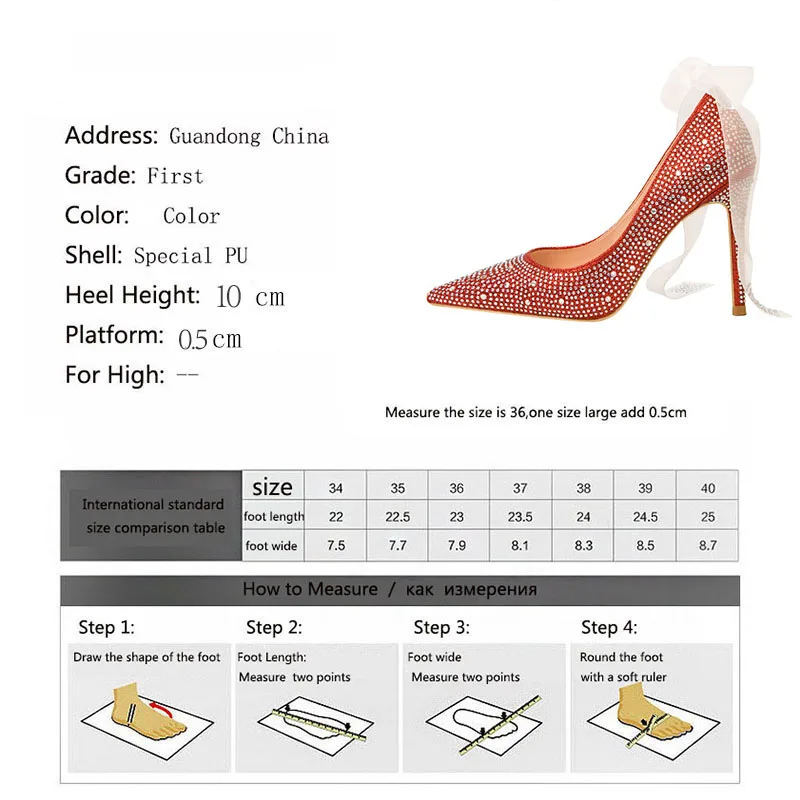 

Mariahzheng Women's Shoes High-heeled Shallow Shoes Pointed Sexy Wedding Shoes Thin Rhinestones Diamond High-heeled Shoes ZWM