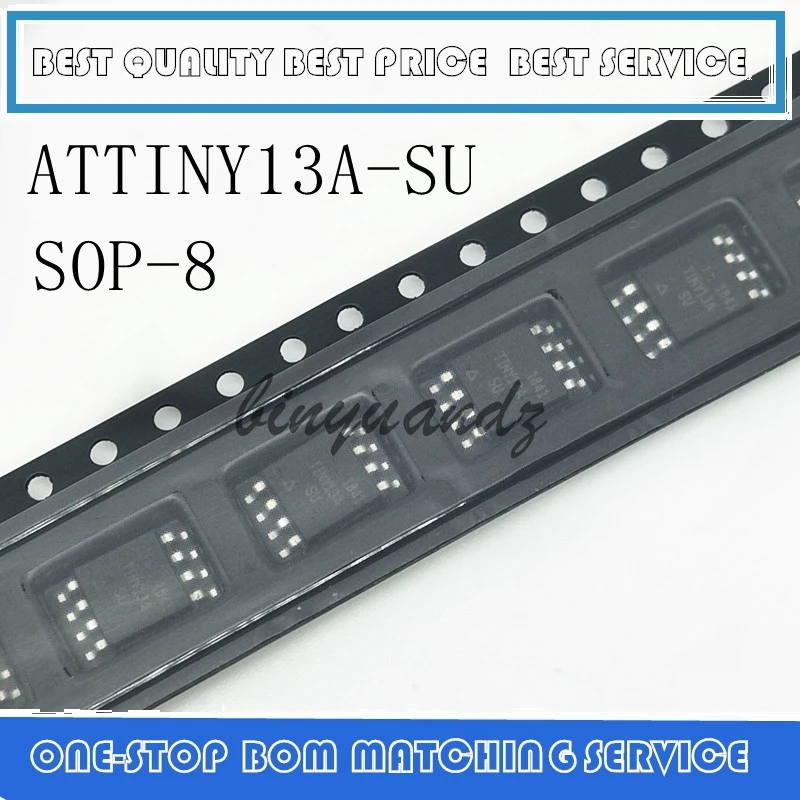 

5PCS ATTINY13A ATTINY13A-SU SOP-8Chip microcontrollers for patch Microcontrollers