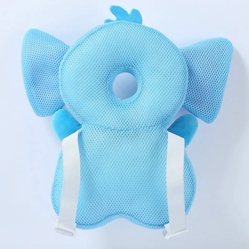 Protector de cabeza para beb&eacute; y ni&ntilde;o peque&ntilde;o, almohadilla antica&iacute;da para caminar, arneses de seguridad para ni&ntilde;o, mochila, cuidado de la cabeza y el cuello, resistente a ca&iacute;das-3