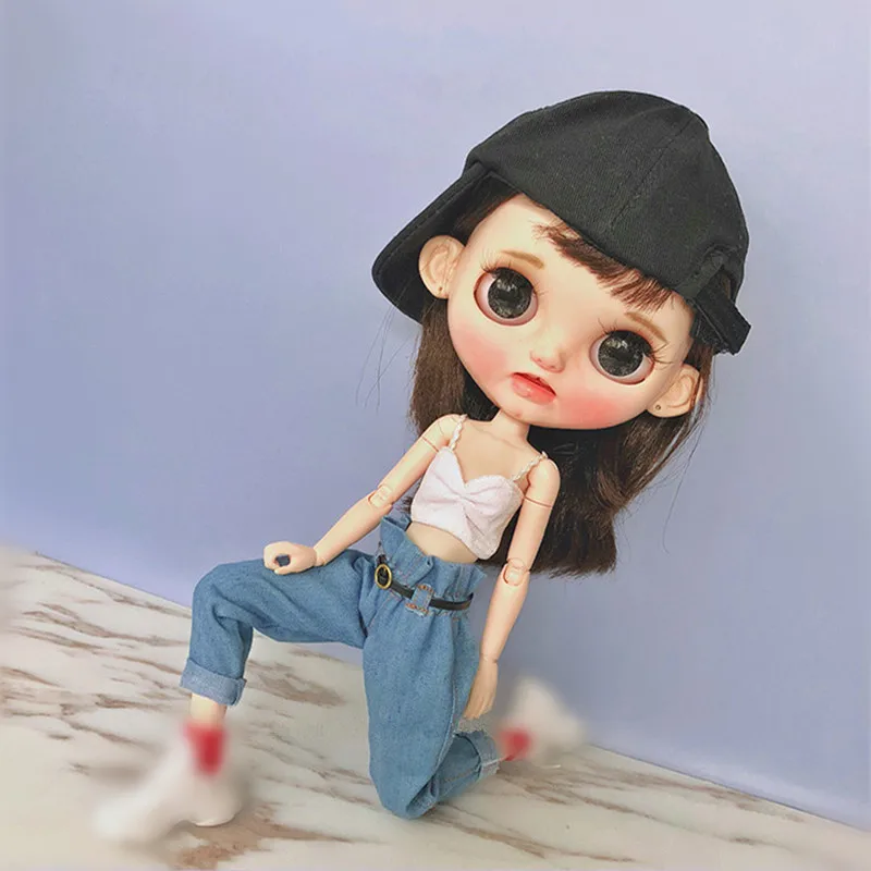 Джинсовая юбка Blyth BJD Azone кардиган 1/6 Одежда для кукол (подходит Ob24 ICY jerfish