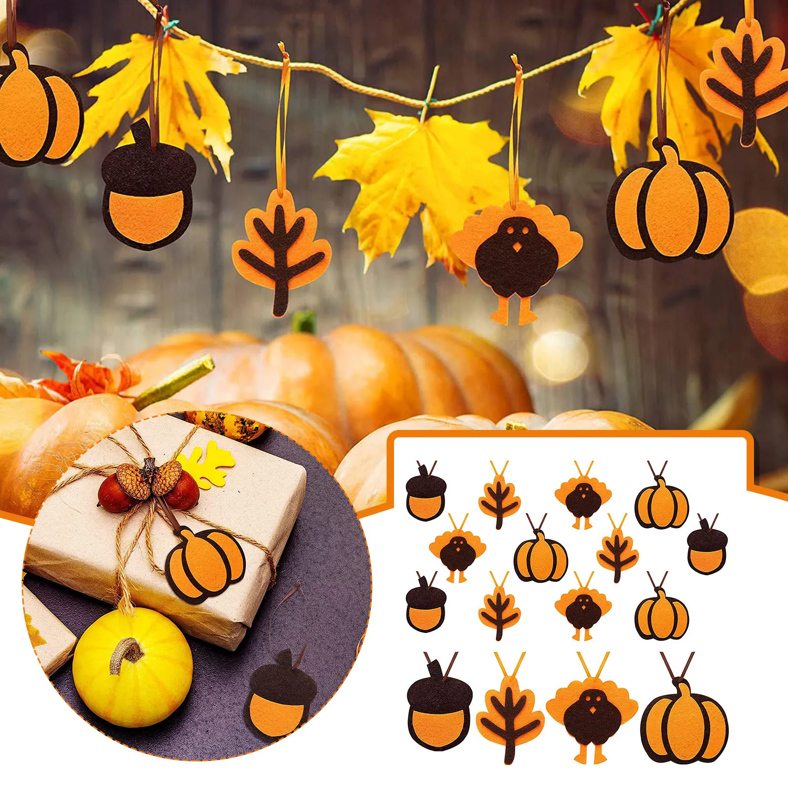 

24Pcs/lot Artificial Maple Leaves Multicolor Fake Maple For Scrapbooking Thanksgiving Party Decoration Scrapbooking Craft #F