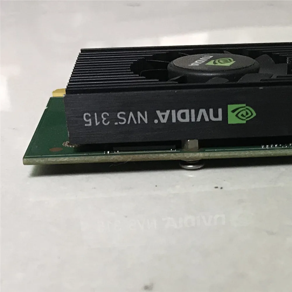 Видеокарта видеокарта для Nvidia Quadro NVS 315 1 ГБ VGA двойной монитор графического