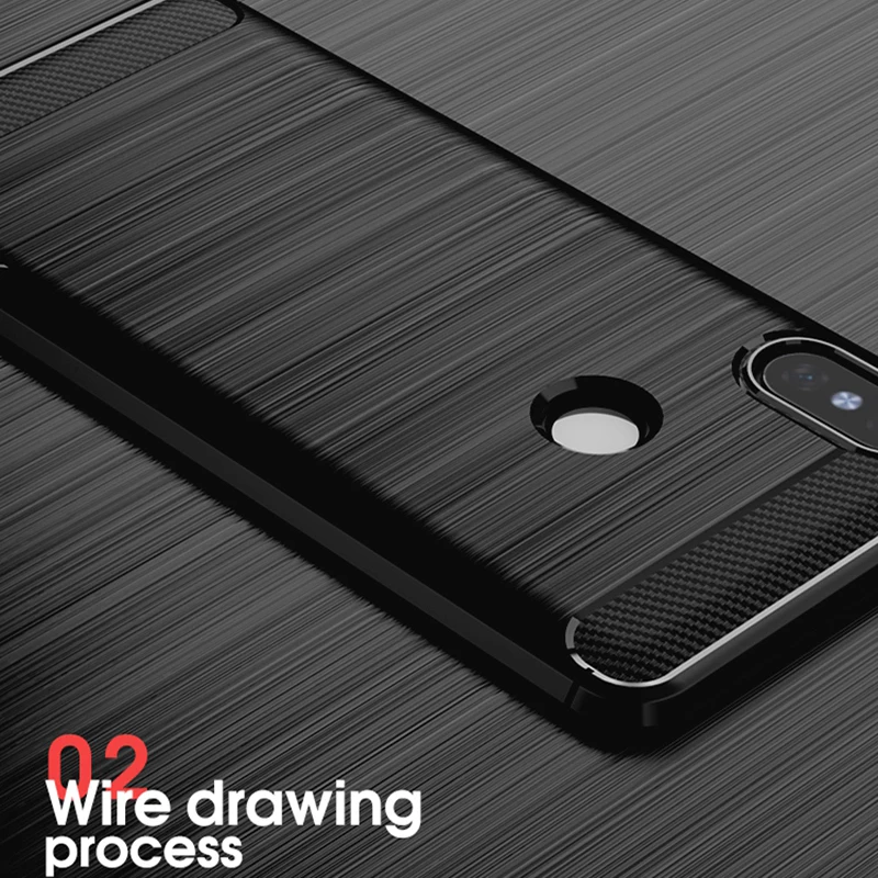 Чехол для Xiaomi Mi Max 3 чехол из углеродного волокна ударопрочный телефона 8 Redmi Note 6 Pro