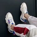 2020 męskie buty na co dzień marki Krasovki mężczyźni trampki oddychające męskie obuwie Sapato Masculino wygodne obuwie outdoorowe upuszczając