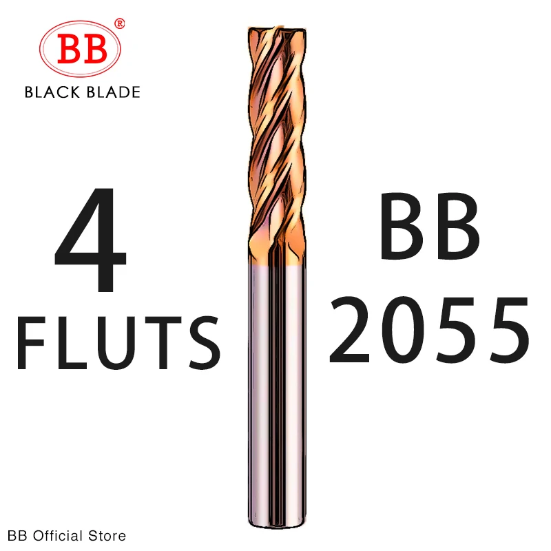 

BB2055 DIY 1-20 плоская фреза, 4 флейты, инструмент, ключ, квадратный хвостовик 4 мм, 6 мм, 8 мм, 12 мм